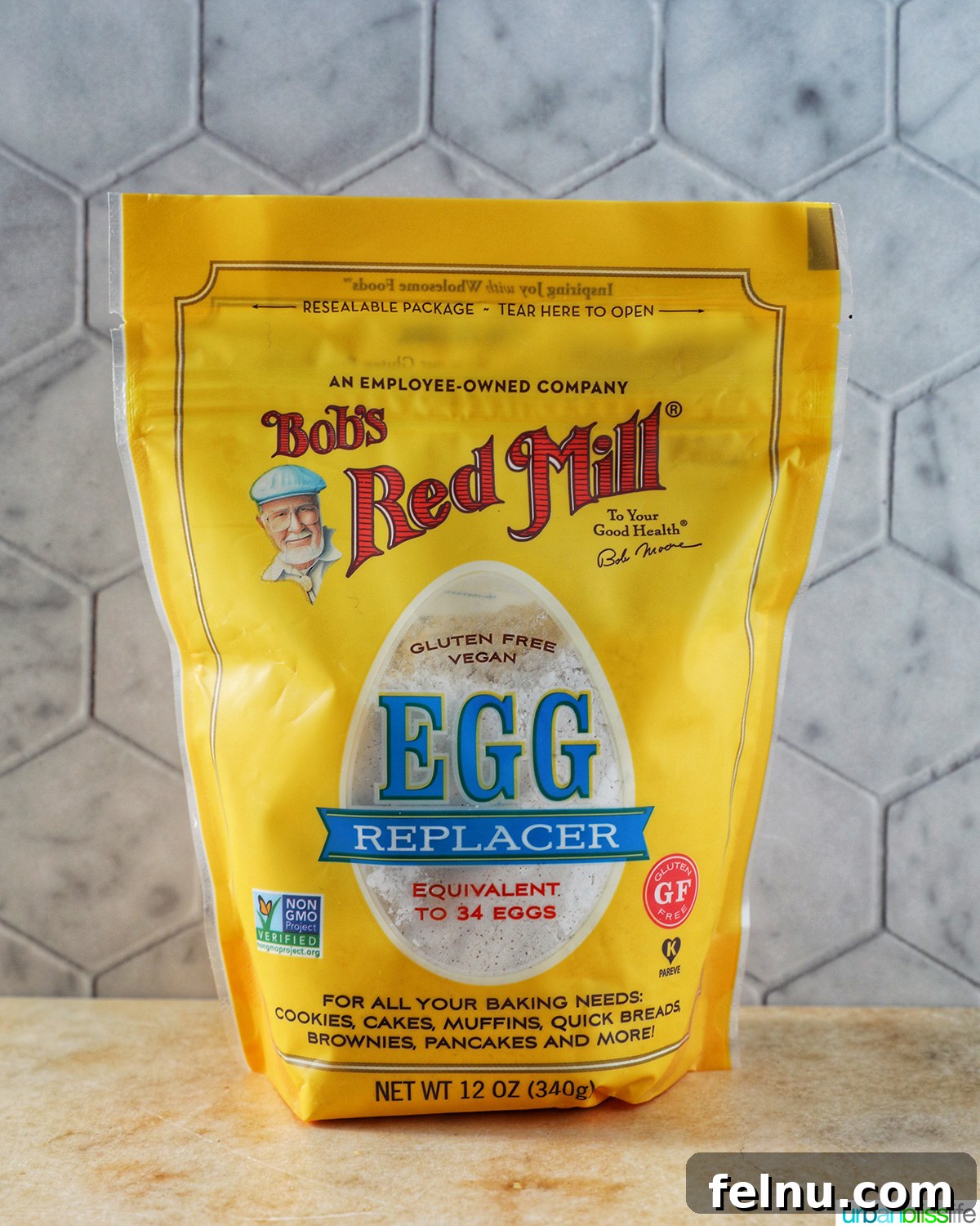Seamless Swaps: Egg Substitutes for Every Dish 10 A box of commercial egg replacer, designed specifically for baking and cooking applications.