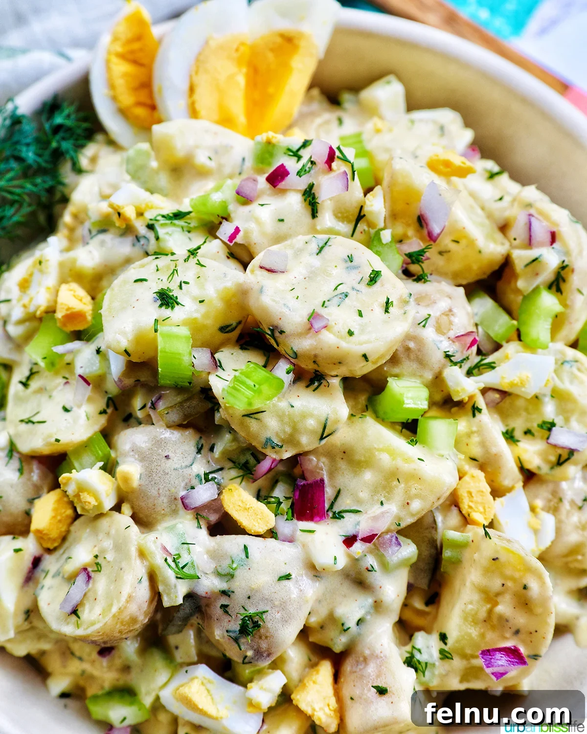 Dill Pickle Potato Salad Zesty Dill Pickle Potato Salad 2 Dill Pickle Potato Salad - A tangy and creamy side dish.