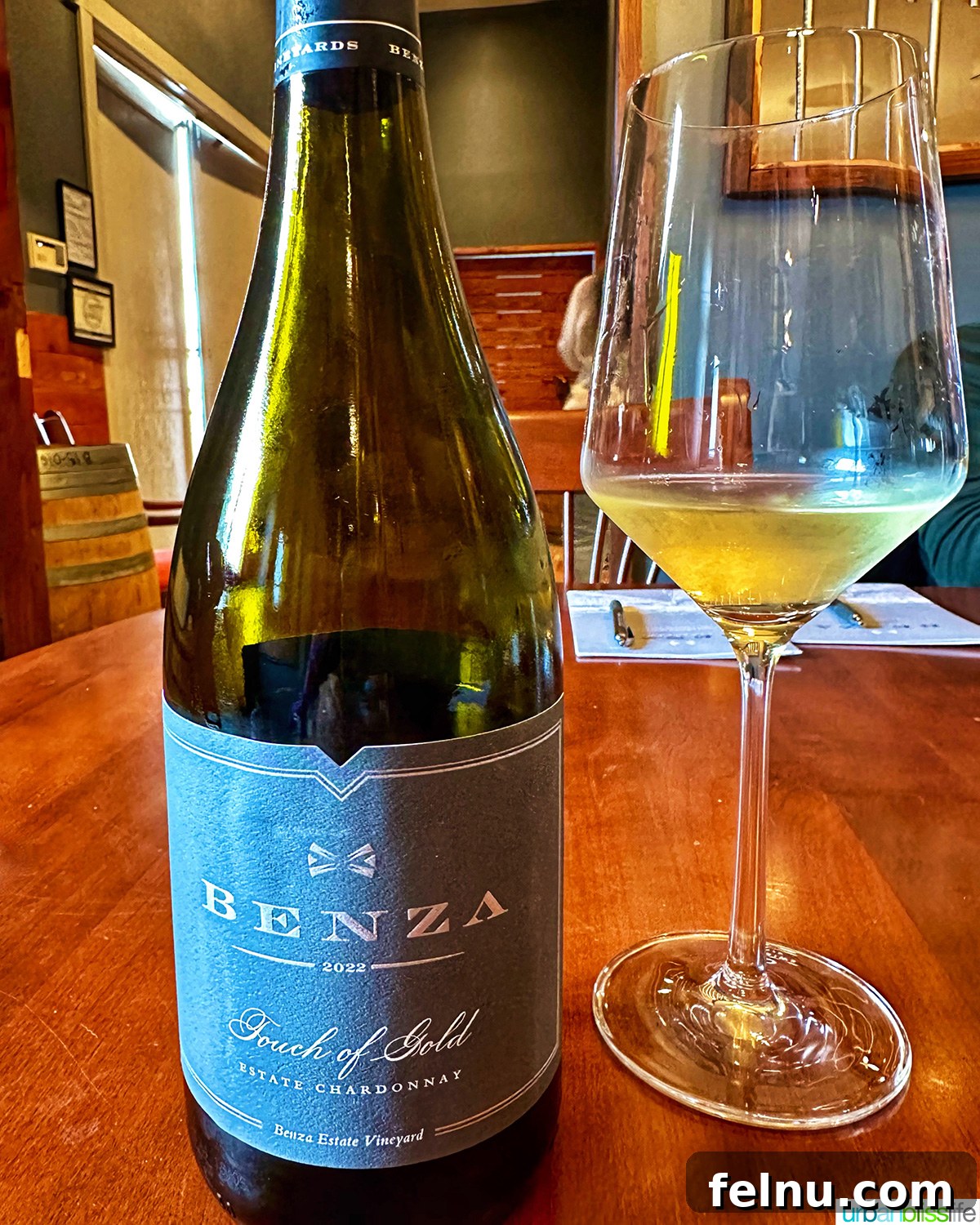 Benza Vineyards: A Legacy of Fine Wine 4 Touch of Gold Chardonnay at Benza Vineyards