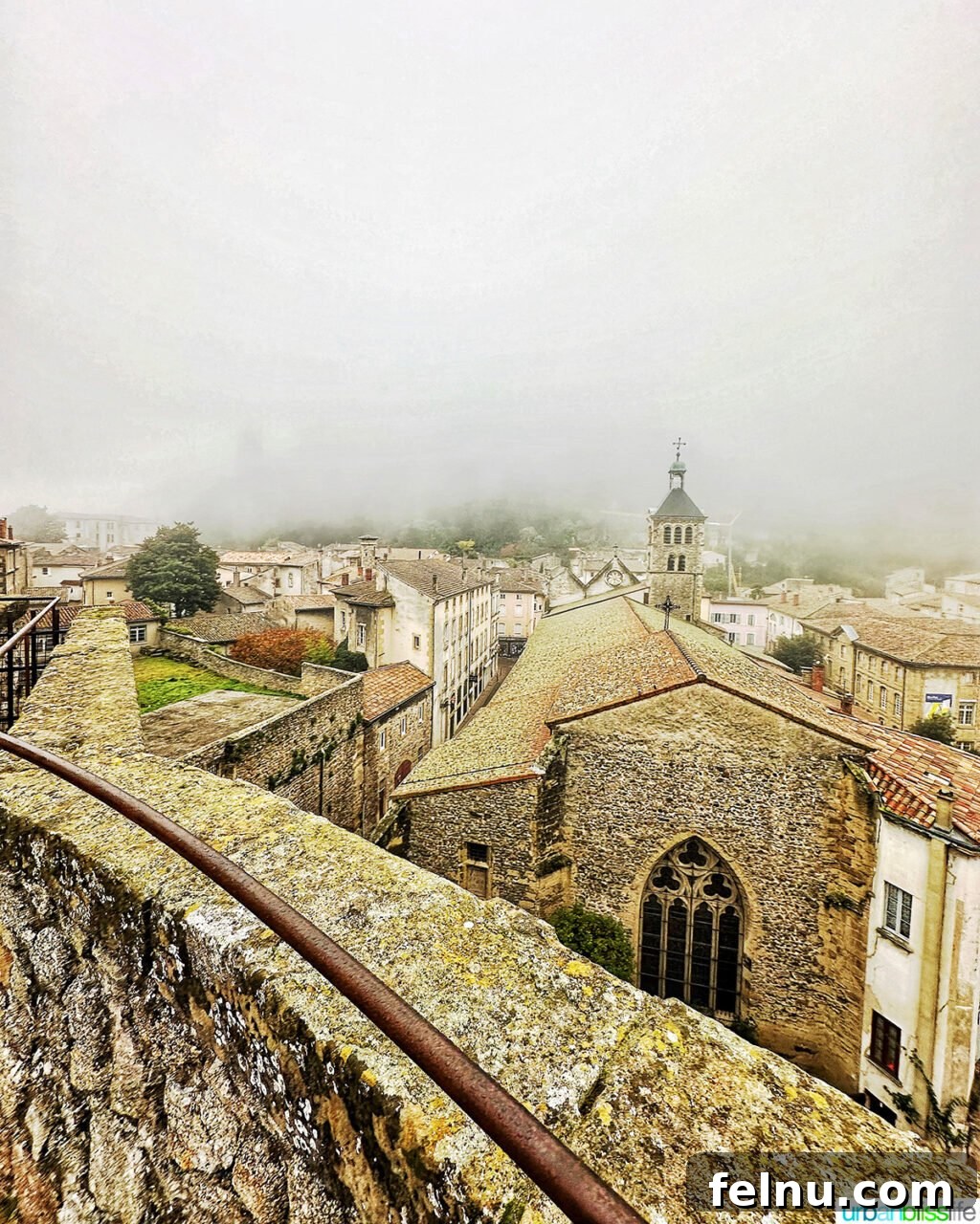 Savoring the Rhone Valley in Tournon 4 foggy tournon, france
