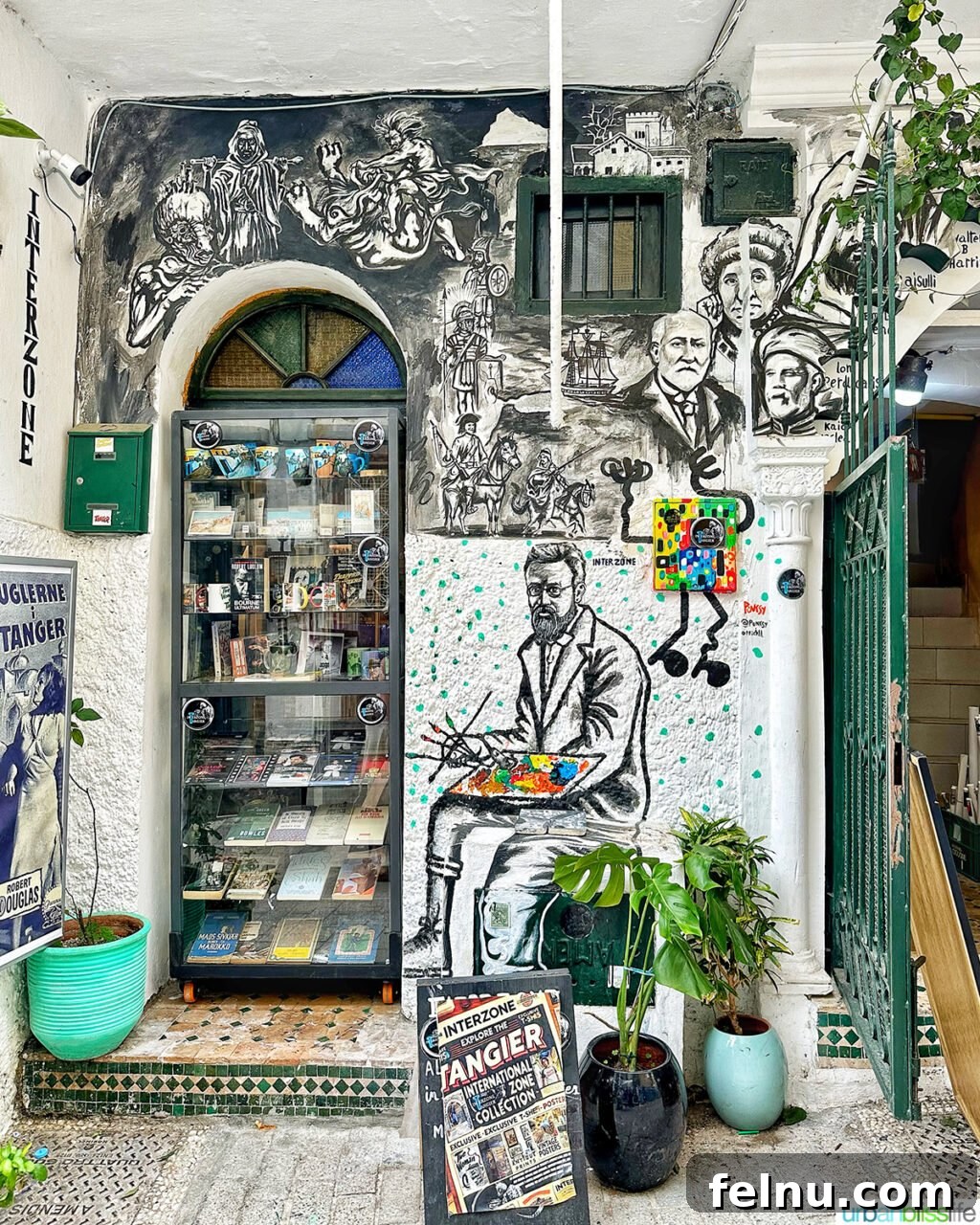 Morocco Unveiled: A 10-Day Journey from Coast to Desert 29 An artistic shop entrance in Tangier, Morocco.