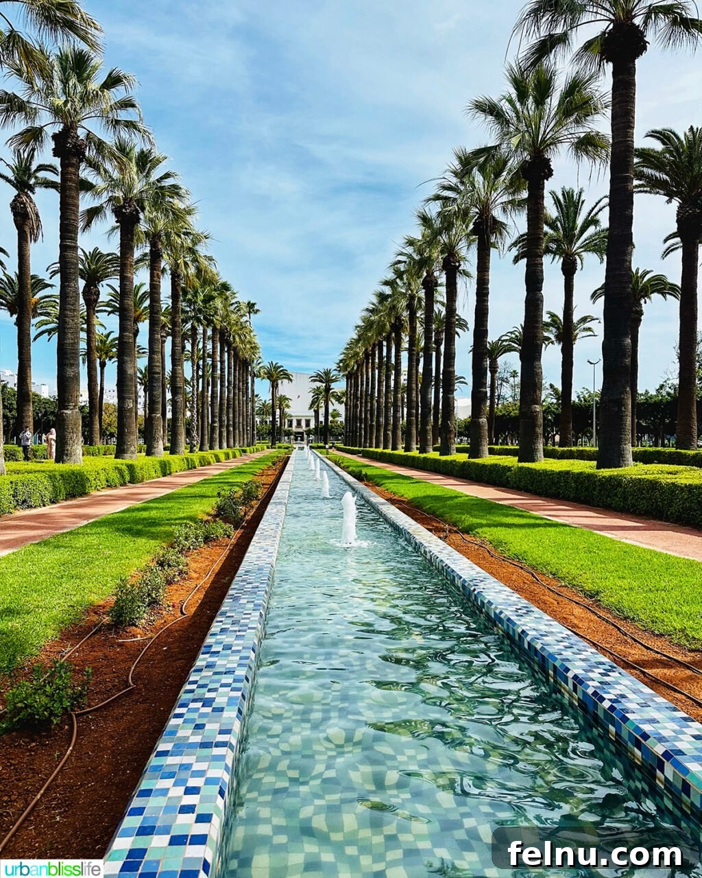 Morocco Unveiled: A 10-Day Journey from Coast to Desert 7 The serene Arab League Park in Casablanca, Morocco.