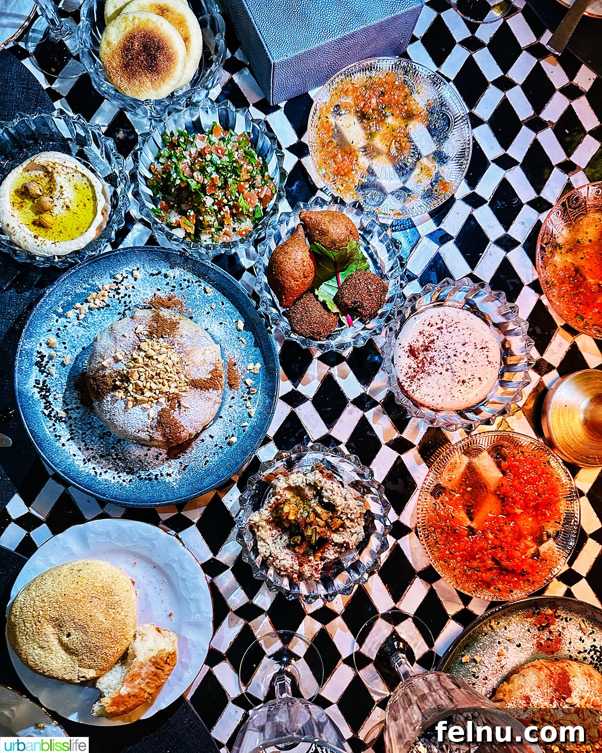 Authentic Moroccan Cuisine 3 An assortment of colorful and appetizing Moroccan dishes.
