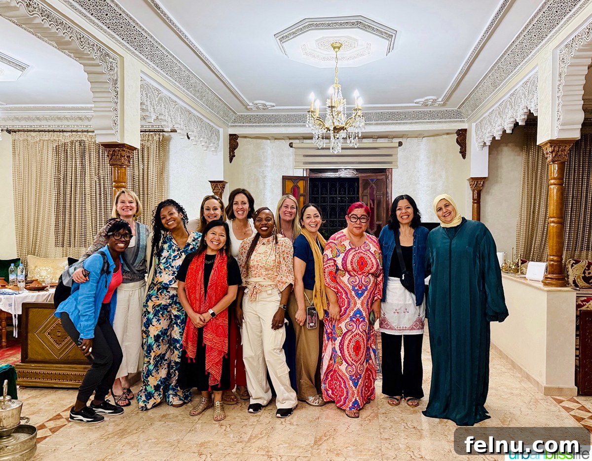 Unveiling Marrakech: Your Ultimate Adventure Guide 9 Blogger group at Marrakech cooking class, a cultural immersion