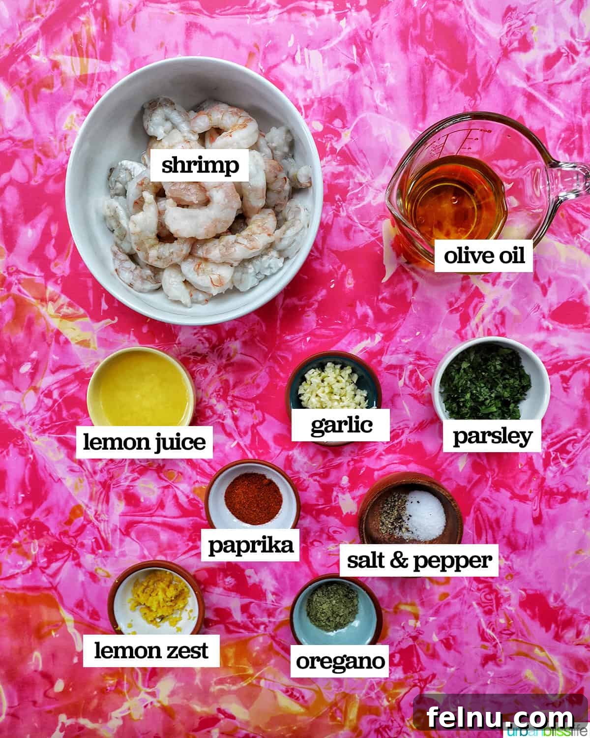 Grilled Shrimp Skewers with Chili-Lime Glaze 4 The essential ingredients for making delicious Prawn BBQ Skewers.
