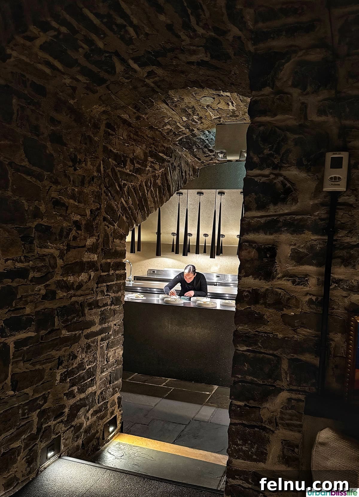 A Taste of Quebec: Culinary Hotspots in the City 19 A chef meticulously working in the kitchen at Taniere 3 restaurant in Quebec City, highlighting the dedication to culinary excellence.