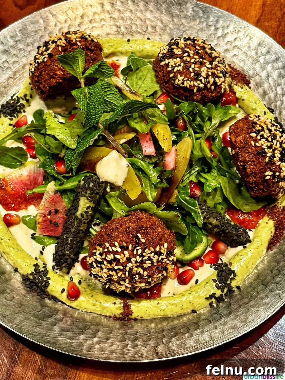 Montreal's Culinary Hotspots 19 A flavorful falafel salad at Damas restaurant in Montreal Canada