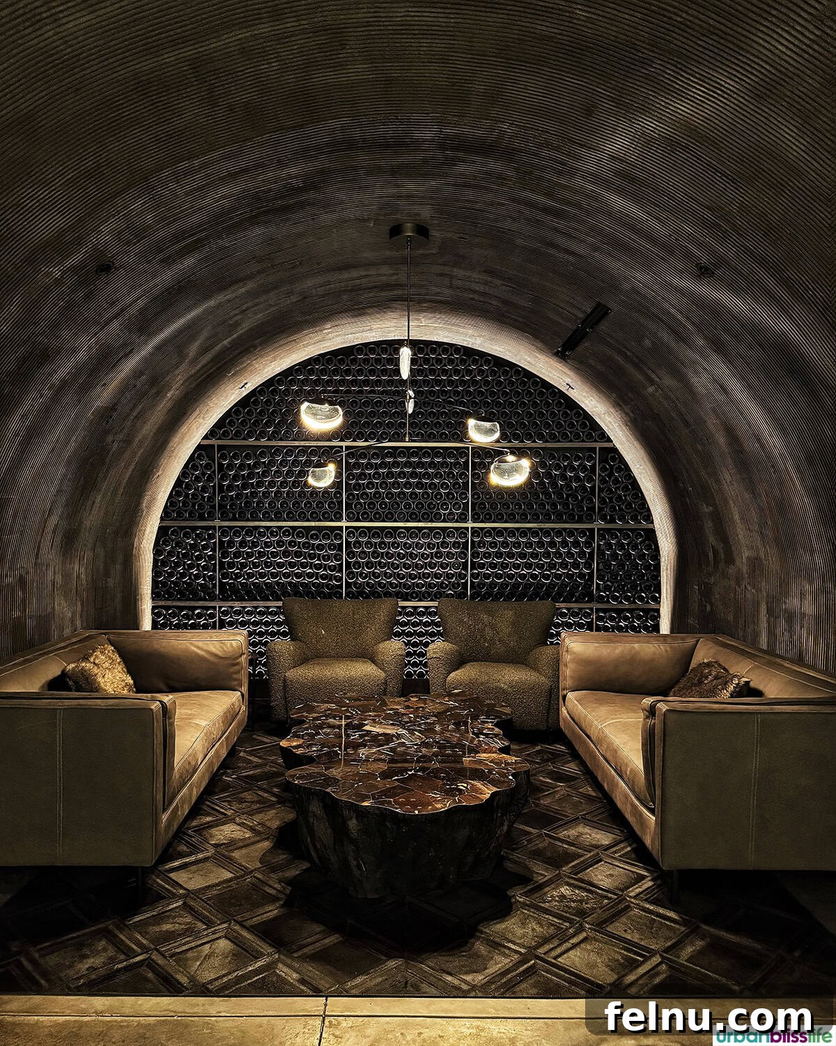 Cave Lounge nook at LucidWild winery