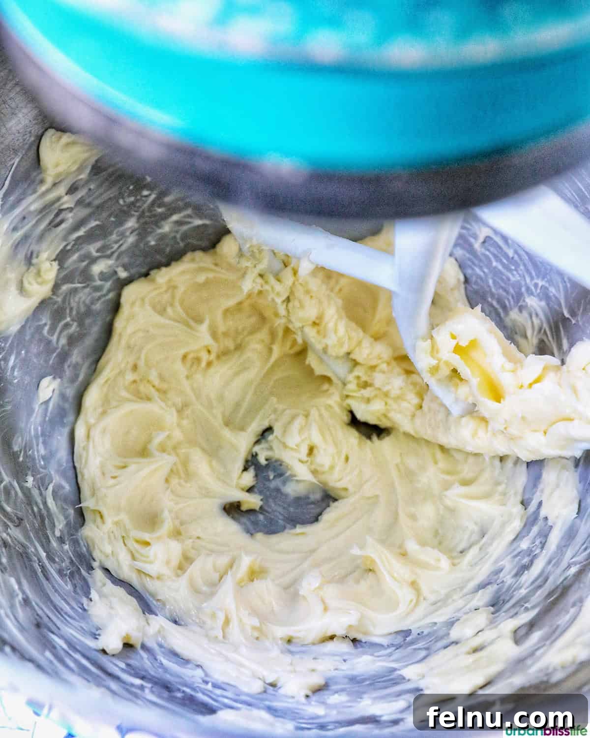 Cookies and Cream Protein Delight 6 Creaming butter in a stand mixer