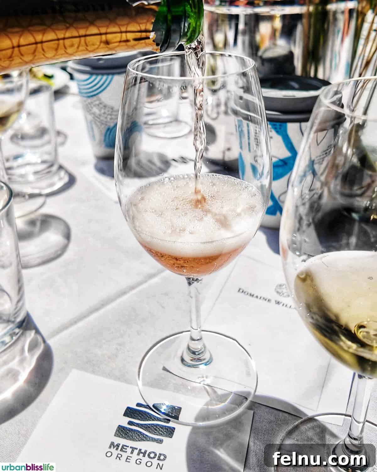 Oregon Bubbly: A Sparkling Celebration of the Oregon Method 3 Pouring a Glass of Sparkling Brut Rosé in Oregon