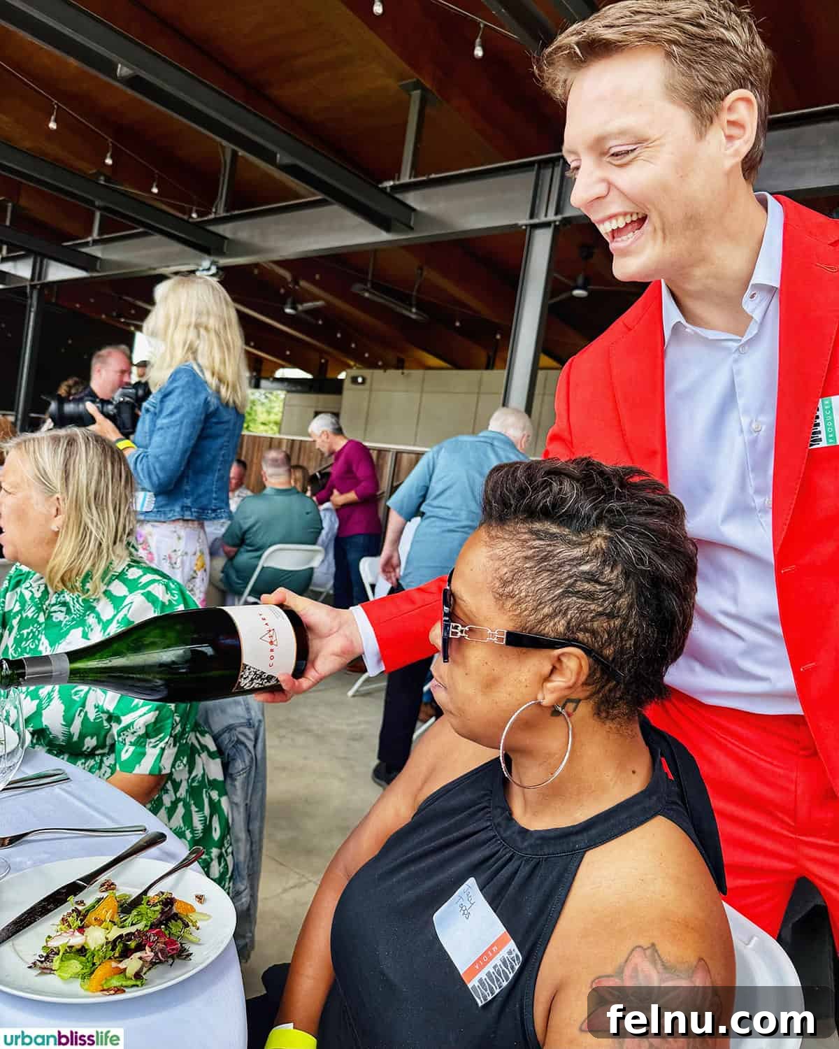 Oregon Bubbly: A Sparkling Celebration of the Oregon Method 4 A Sommelier Pouring Sparkling Wine at Method Oregon