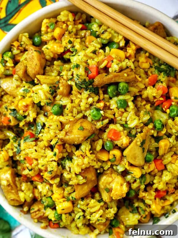 Curry Chicken Fried Rice