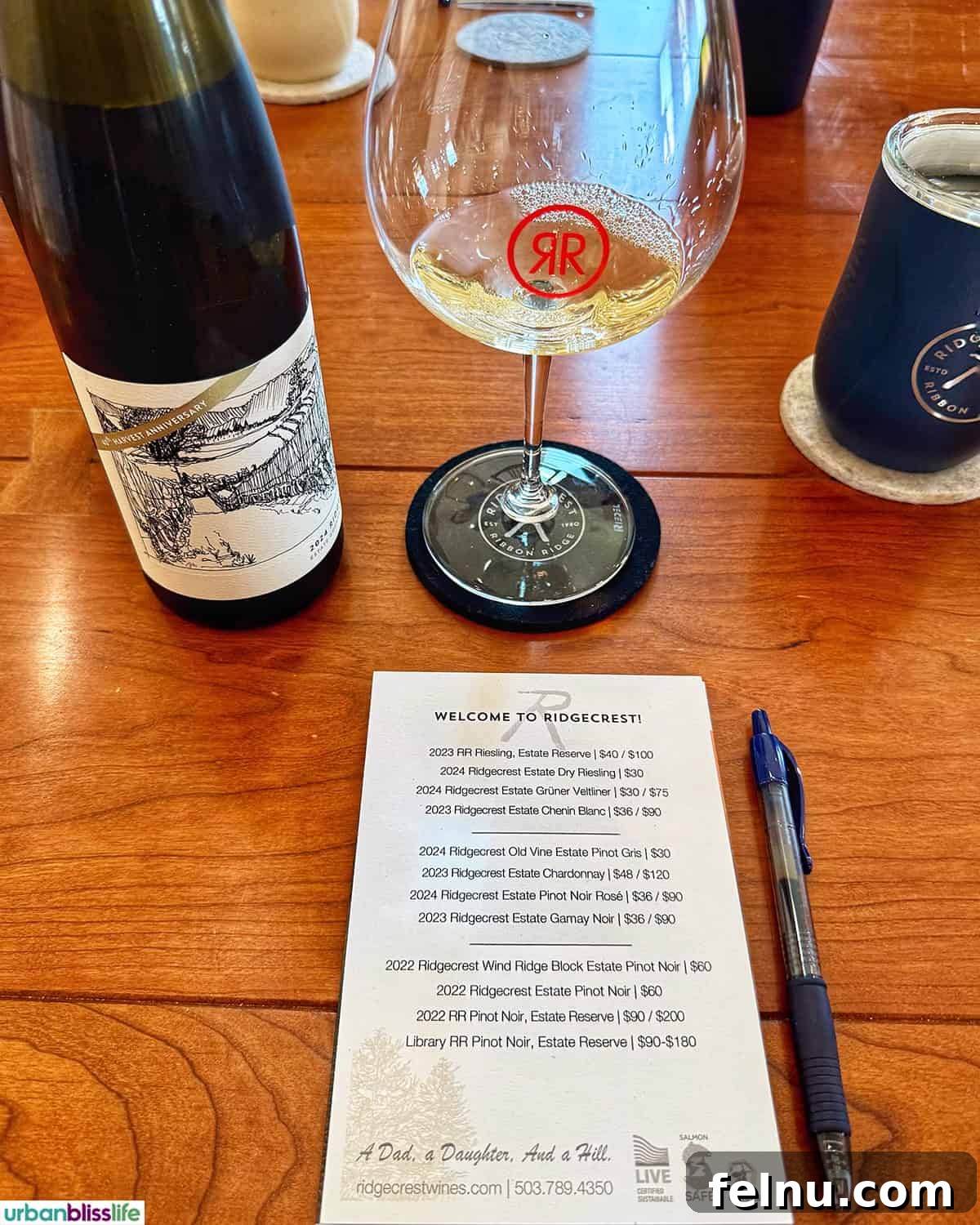 Ridgecrest Vineyards: A Taste of California Heritage 10 Ridgecrest Winery menu