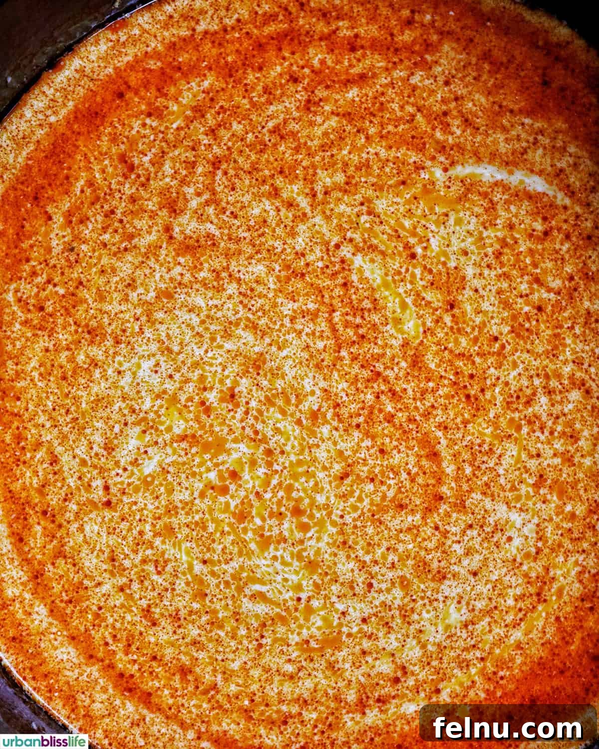 Aromatic Thai Red Curry Dumpling Soup 8 The beginnings of a Thai red curry soup, with broth added to the aromatics and curry paste.