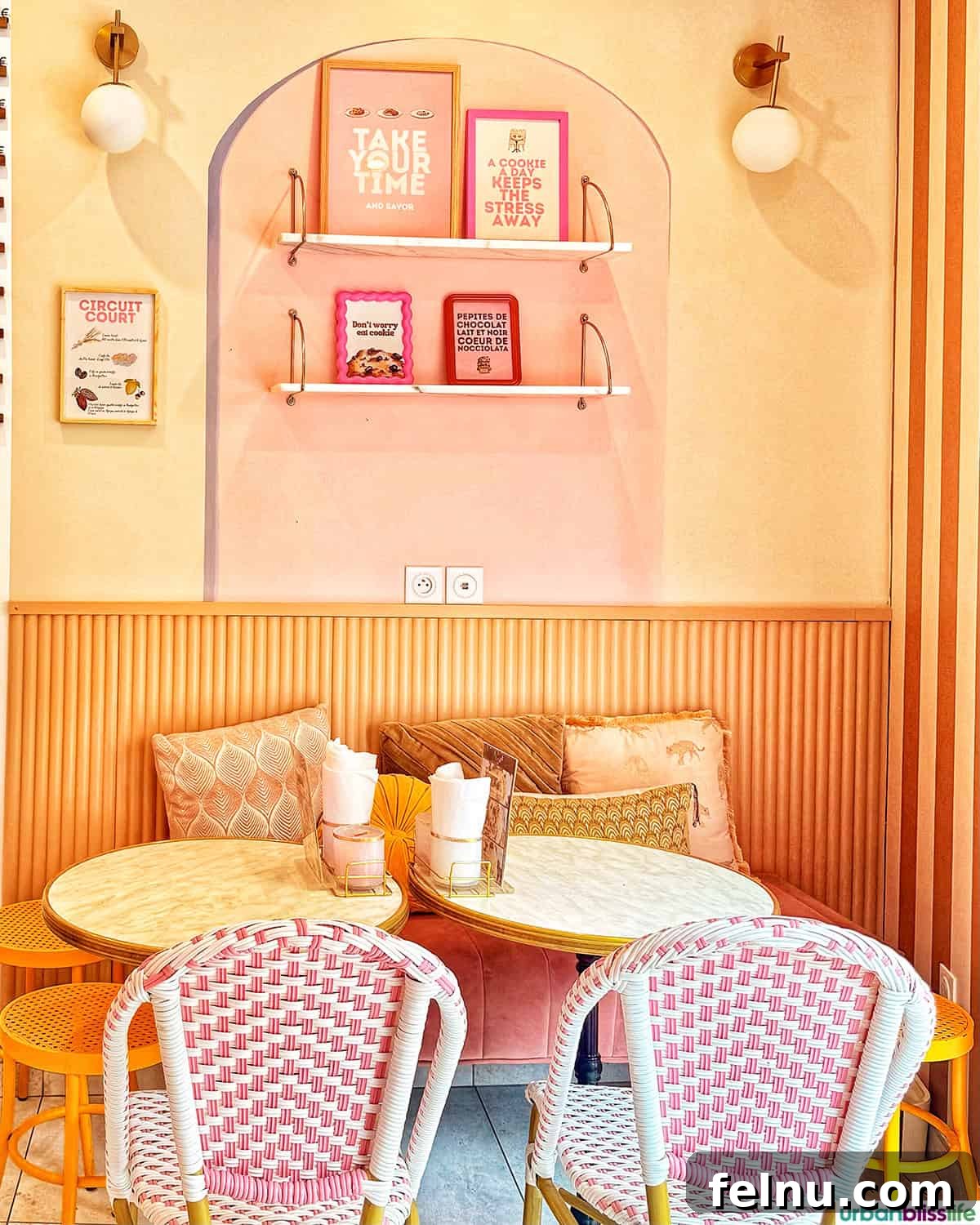 Montpellier's Gastronomic Guide: Where to Indulge in French Flavors 25 The cozy and modern interior of Flour Cookiserie, showcasing its delightful ambiance.