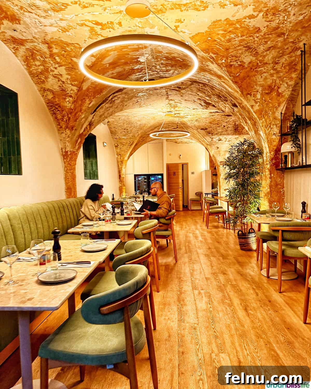 Montpellier's Gastronomic Guide: Where to Indulge in French Flavors 4 Inviting interior of Angus & Bacchus restaurant in Montpellier, France, with warm lighting and rustic decor.