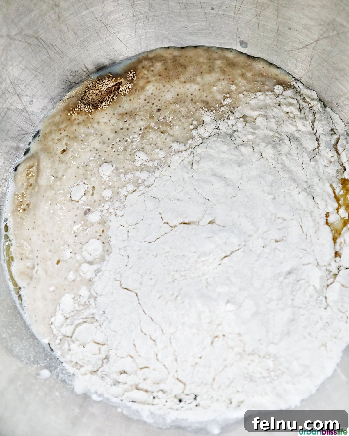 Mixing Dough Ingredients