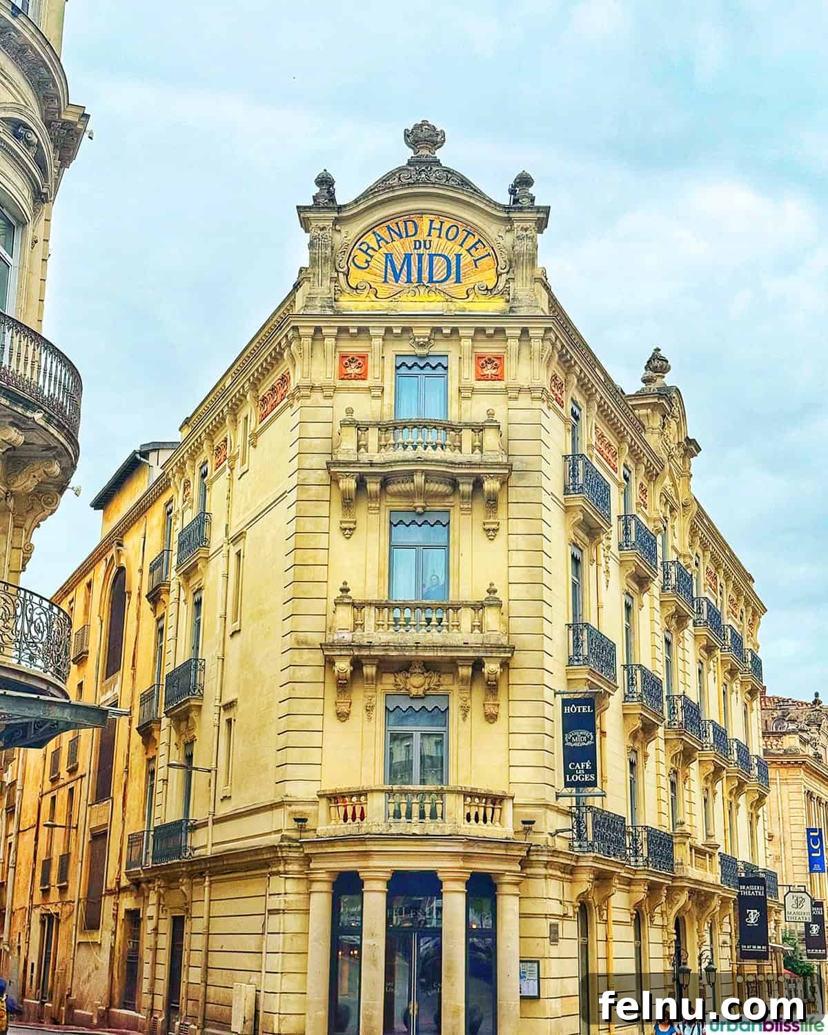Montpellier Magic: Your Guide to a French Gem 17 Grand Hôtel du Midi, a beautiful Haussmann-style building at Place de la Comédie in Montpellier, France.