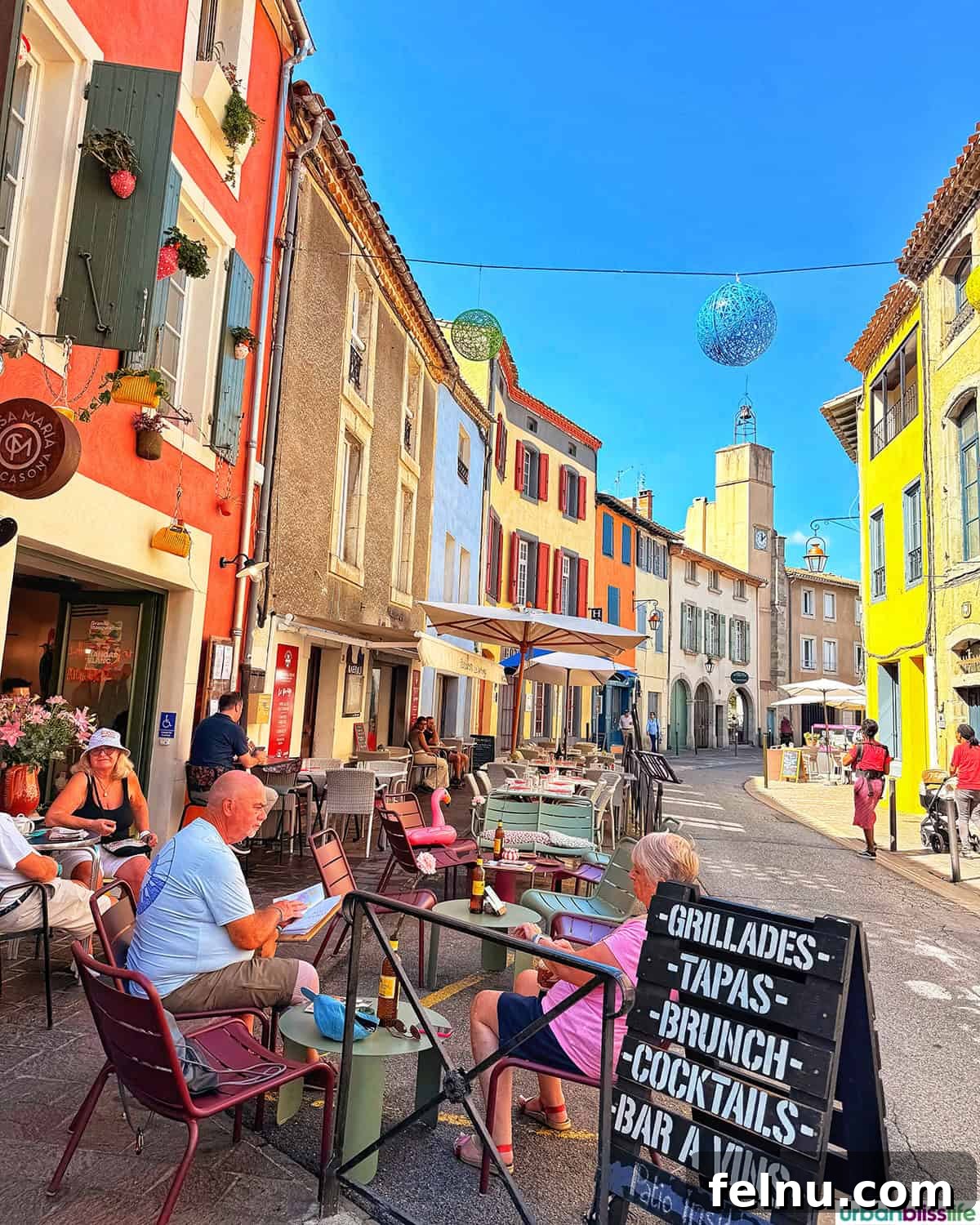 Montpellier Magic: Your Guide to a French Gem 32 Charming exterior of Casa Maria restaurant in Carcassonne, France, with inviting outdoor seating.