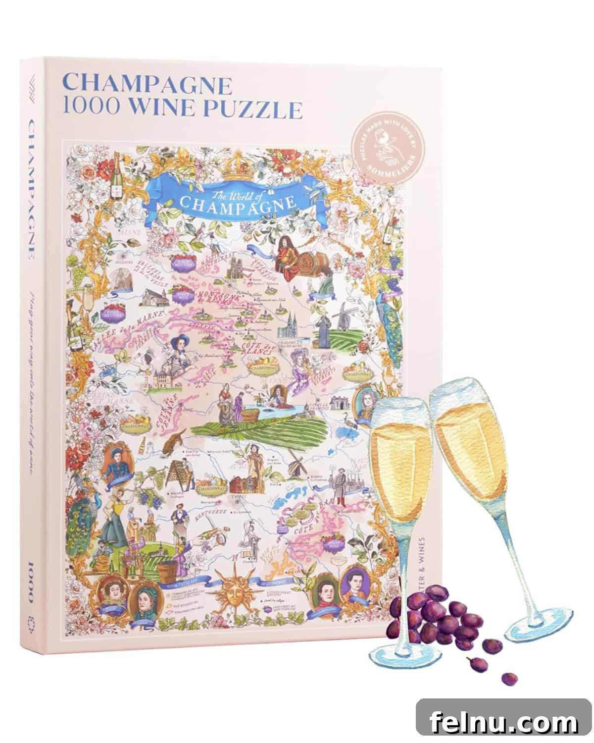 Champagne wine puzzle
