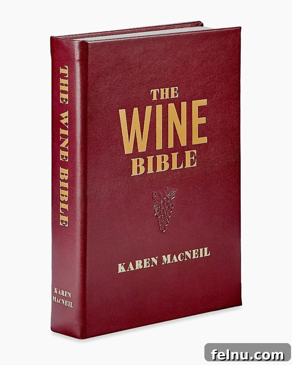 Leather-bound wine bible