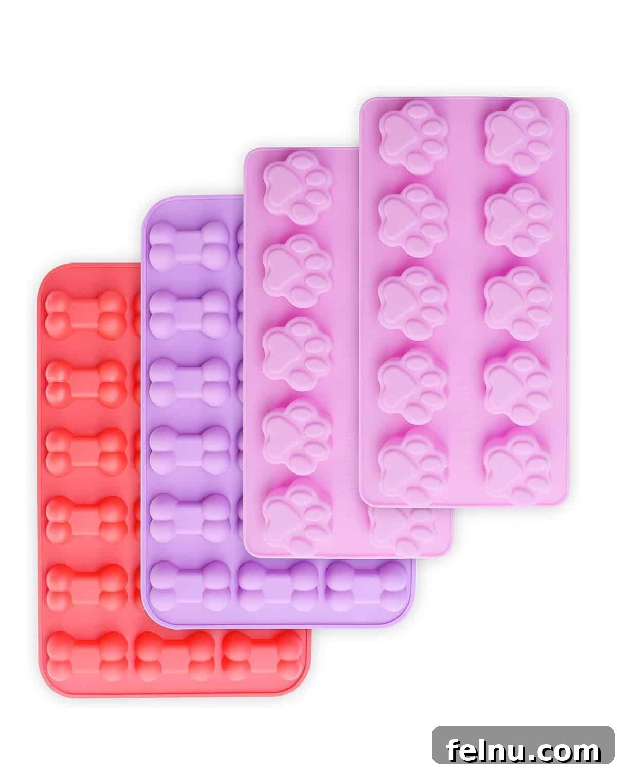 Top Dog Gifts for 2025 5 Silicone dog treat molds allow dog owners to easily make homemade treats.