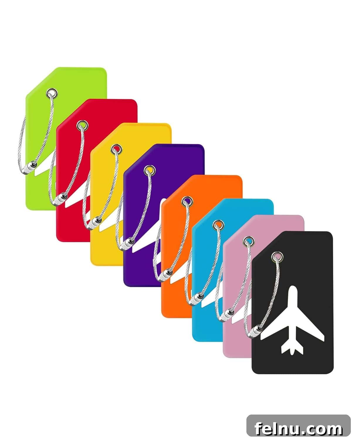 Travel Treasures: Top Picks for 2025 15 luggage tags in different colors