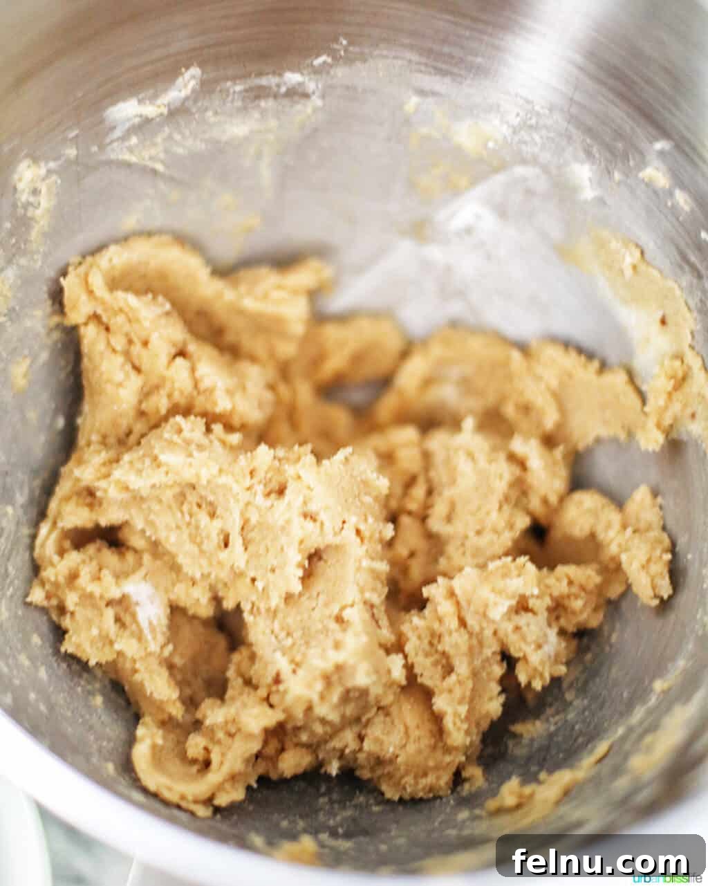 Chocolate Chip Cookie Dough Dream Cupcakes 7 Cookie dough ingredients in a bowl