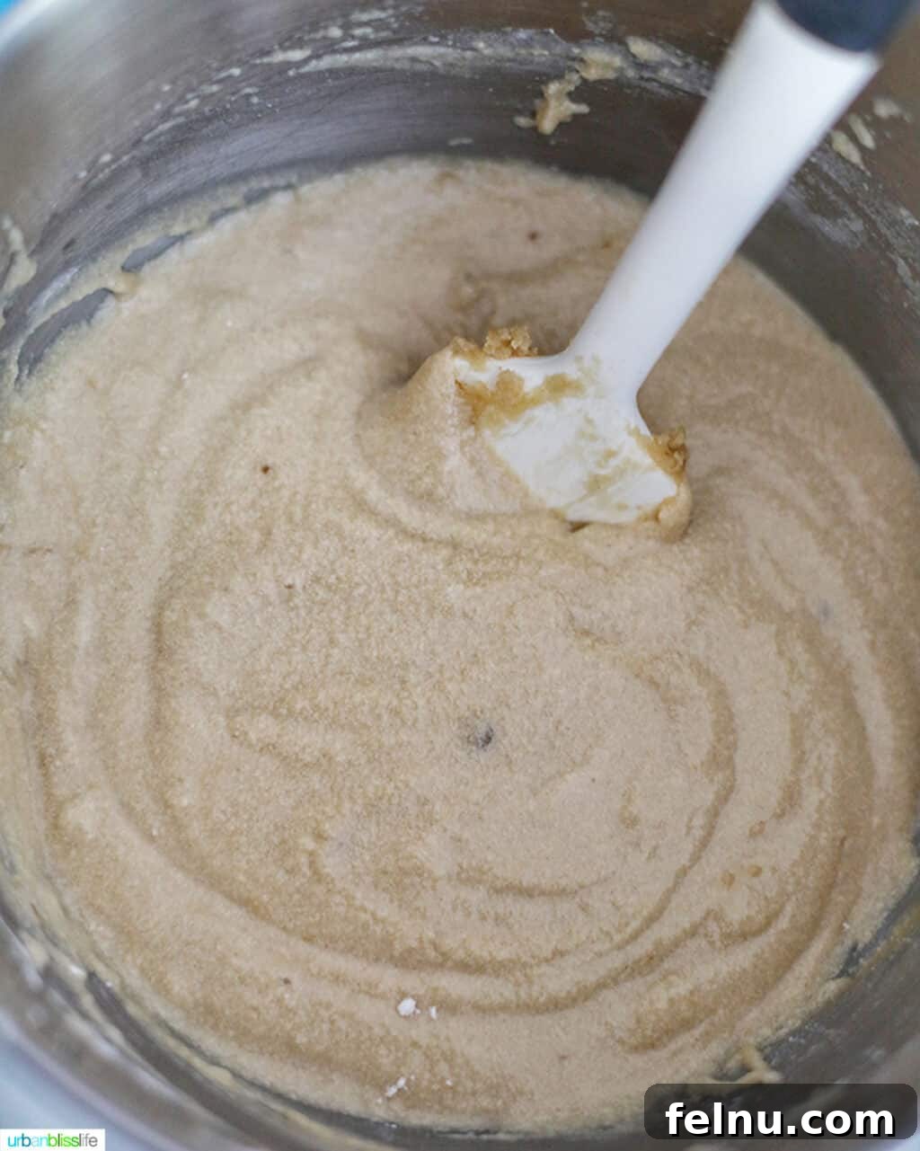 Chocolate Chip Cookie Dough Dream Cupcakes 9 Chocolate Chip Cupcakes dough mixing