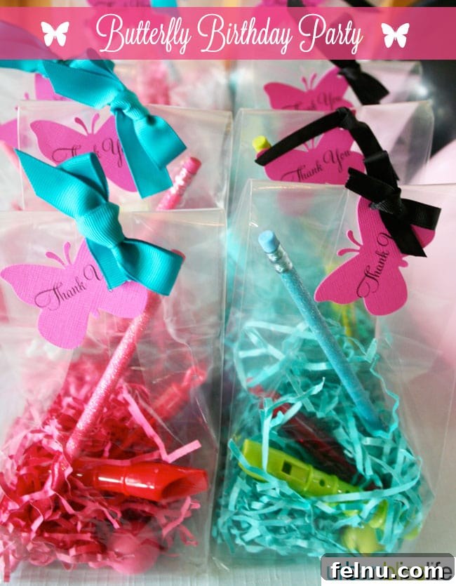 Butterfly Birthday Bash: Whimsical Celebrations 13 Butterfly Birthday Party Favors