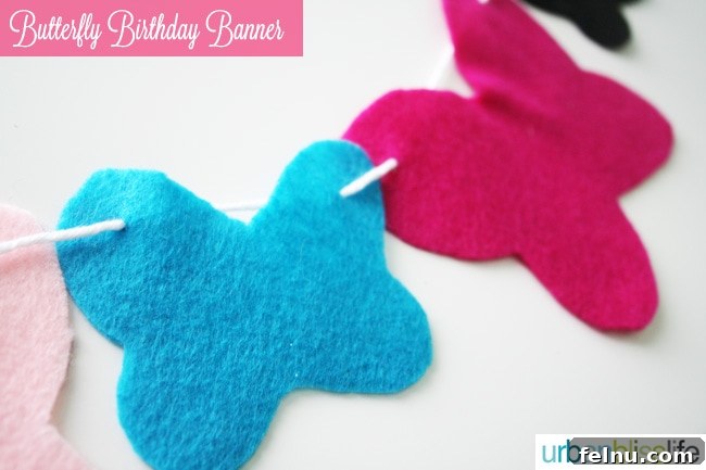 Butterfly Birthday Bash: Whimsical Celebrations 16 DIY Butterfly Birthday Banner