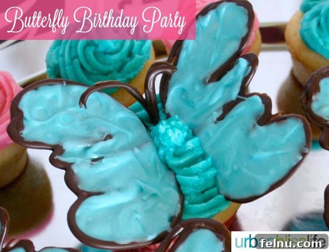 Butterfly Birthday Bash: Whimsical Celebrations 9 Butterfly Birthday Party Cupcake Decoration