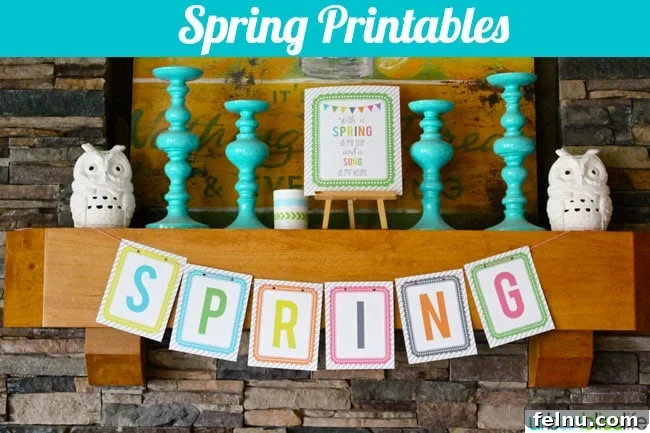 Springtime Delights: Free Printables to Celebrate the Season 2 Spring Printables Banner Example