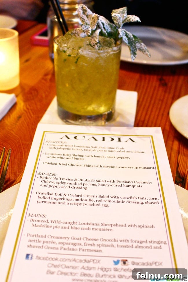 The Ambiance of Acadia Cajun Restaurant in Portland, Oregon