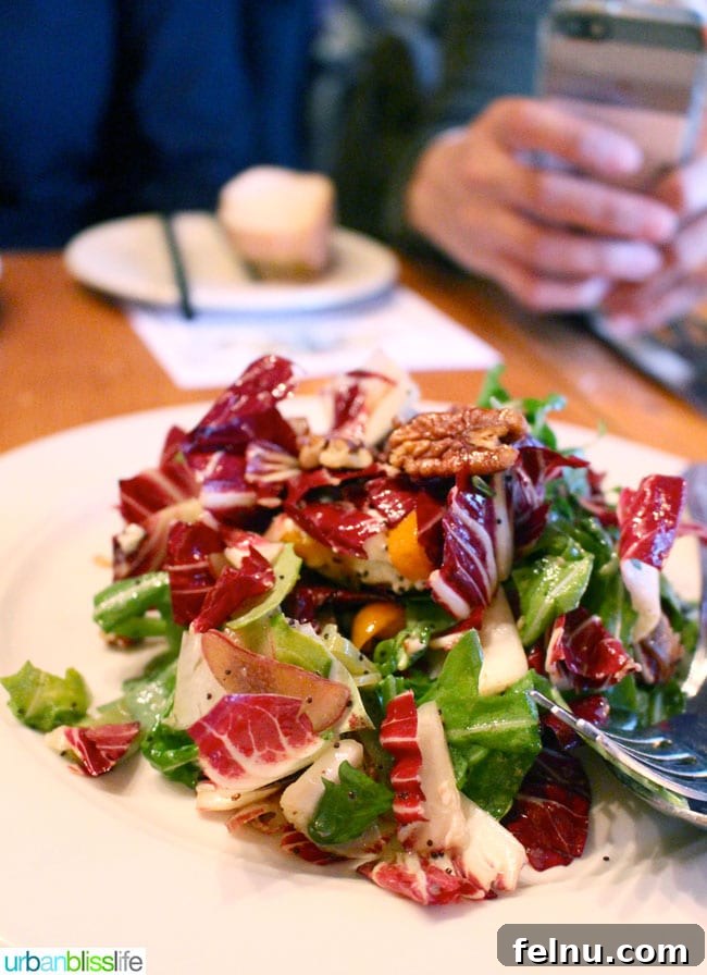 Radicchio Treviso & Rhubarb Salad: A Refreshing and Flavorful Salad at Acadia