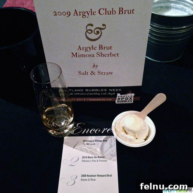 Rose City Bubbles Celebration 4 Argyle Winery 2009 Club Brut sparkling wine glass