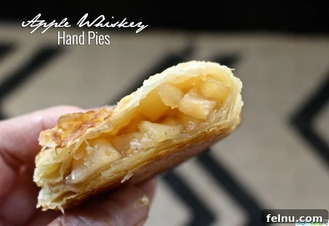 Apple Whiskey Hand Pies
Rustic Apple Whiskey Turnovers 7 Close Up of Apple Whiskey Hand Pies