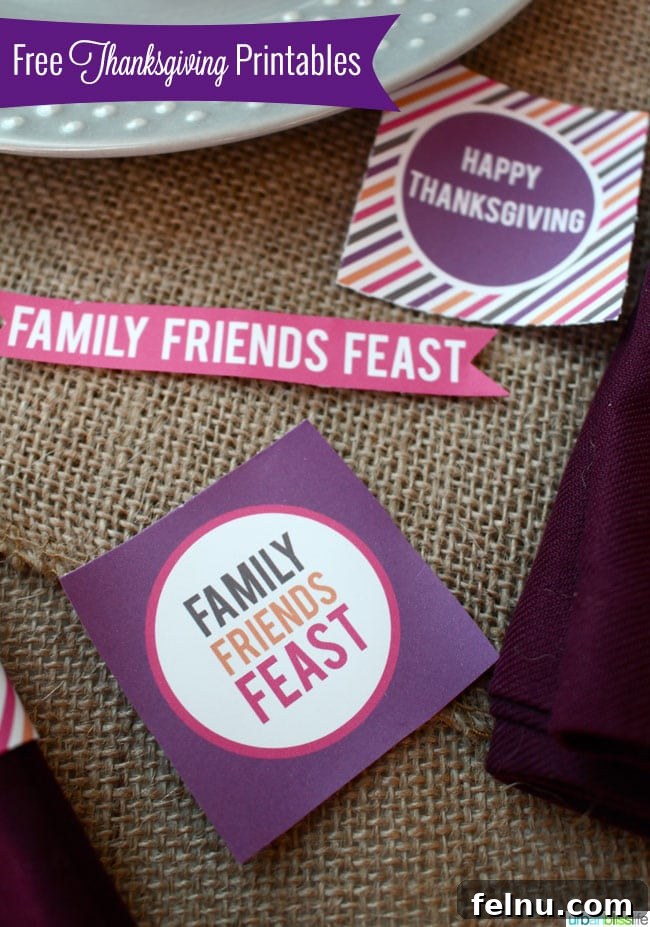 Festive Free Thanksgiving Printables 3 Thanksgiving Free Printables - Dessert Flags