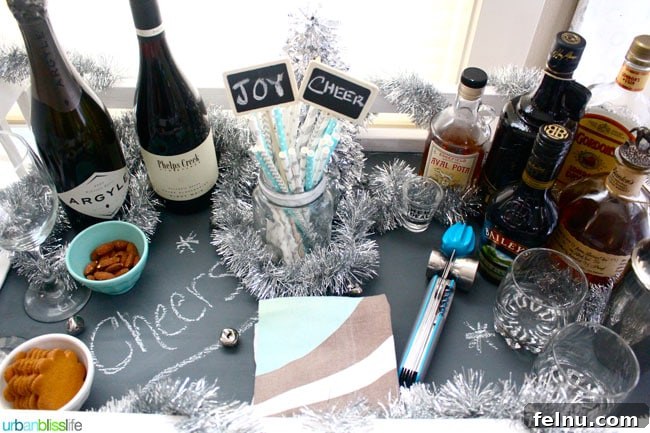 Changing Table Glow-Up: DIY Bar Cart Edition 10 DIY Chalkboard Bar Cart | UrbanBlissLife.com