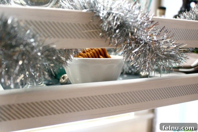 Changing Table Glow-Up: DIY Bar Cart Edition 11 DIY Chalkboard Bar Cart | UrbanBlissLife.com
