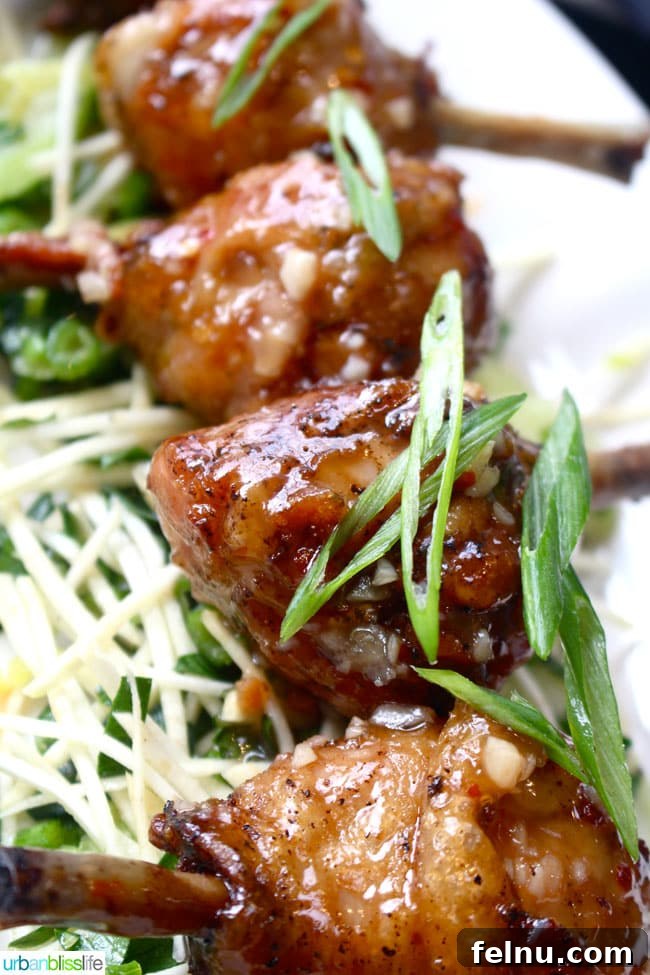 Close-up of Sweet and Spicy Drumsticks at Ecliptic Brewing