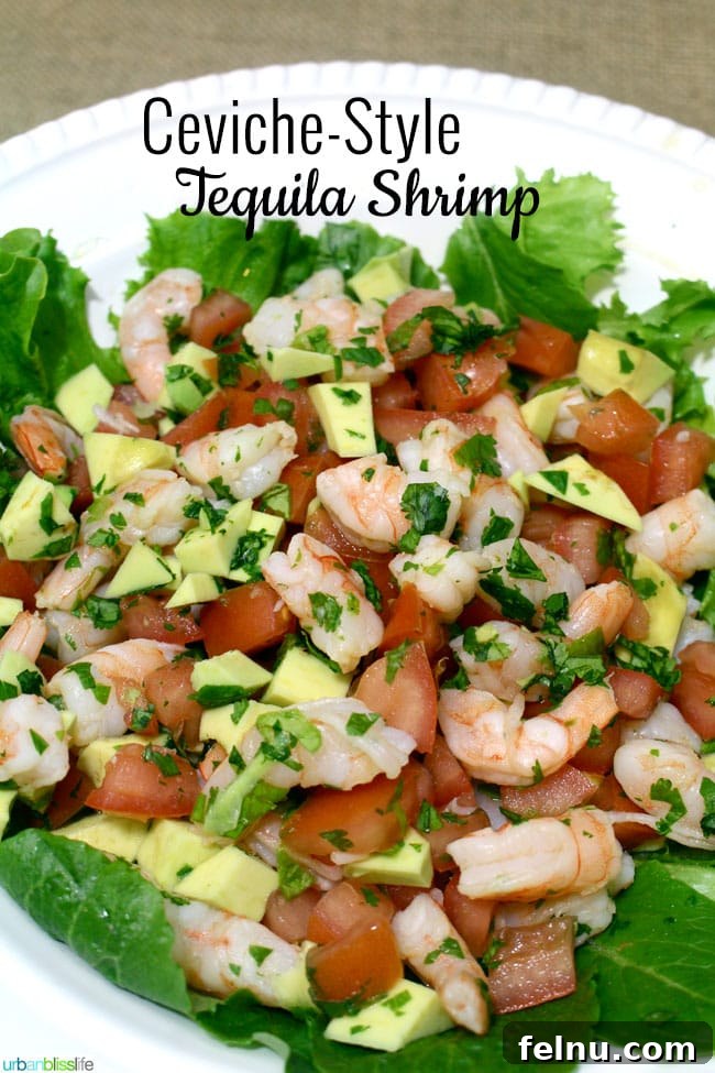 Zesty Tequila Lime Shrimp Ceviche 2 Ceviche Style Tequila Lime Shrimp - UrbanBlissLife.com