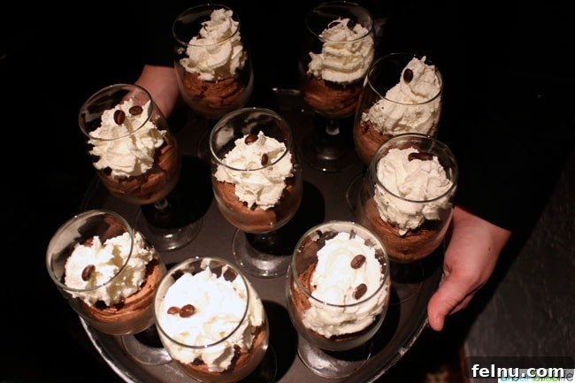 Gustavs House 7 Delicious chocolate mousse served in elegant glasses, a perfect dessert at Gustav's Pub and Grill