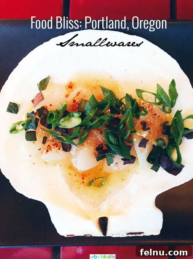 Weekend Delights for Your Home 3 Smallwares Portland Oregon Restaurant Scallop Sashimi