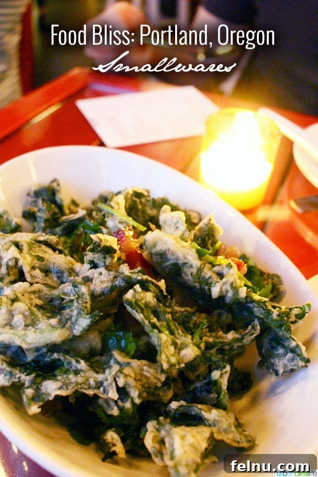 Weekend Delights for Your Home 4 Smallwares Portland Oregon Restaurant Fried Kale