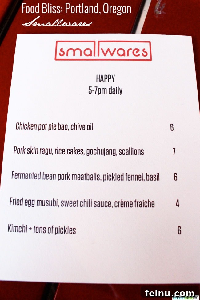 Weekend Delights for Your Home 7 Smallwares Portland Oregon Restaurant Happy Hour