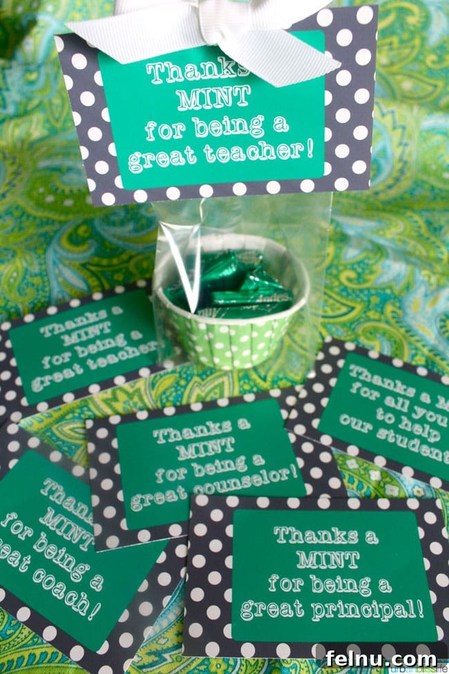 Grateful Greetings: Printable Teacher Appreciation 12 TeacherThanksAMint3