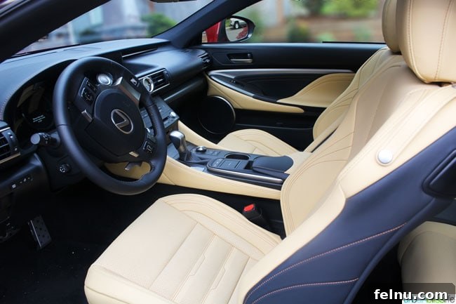 Lexus RC 350 F Sport: A Stylish Coupe with a Sporty Edge 4 Lexus RC 350 F Sport interior
