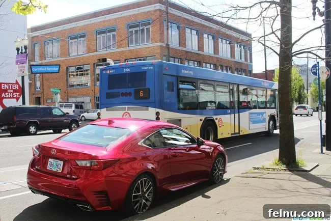 Lexus RC 350 F Sport: A Stylish Coupe with a Sporty Edge 8 Lexus RC 350 F Sport downtown