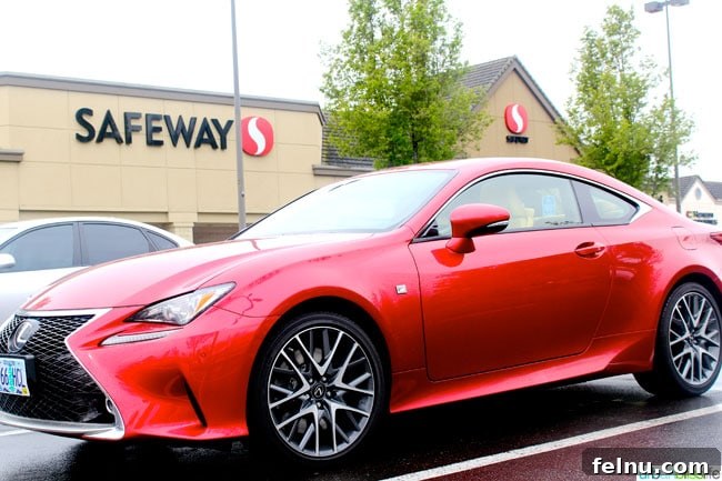 Lexus RC 350 F Sport: A Stylish Coupe with a Sporty Edge 9 Lexus RC 350 F Sport at Safeway